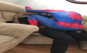 Batman fucking spider man raw