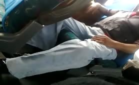 str8 worker was horny so he let me suck it in public bus