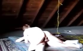 Red fucks me in the attic and cums twice
