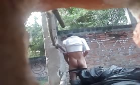 Guys Caught Fucking Outdoor