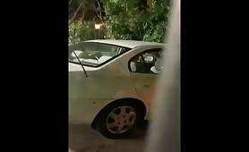 Caught my cousin fucking my neighbor in his car