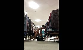 Dont need a changing room to masturbated