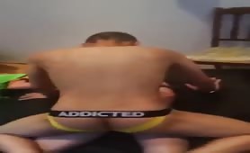 Horny dude being fucked by his bf and his hot best friend