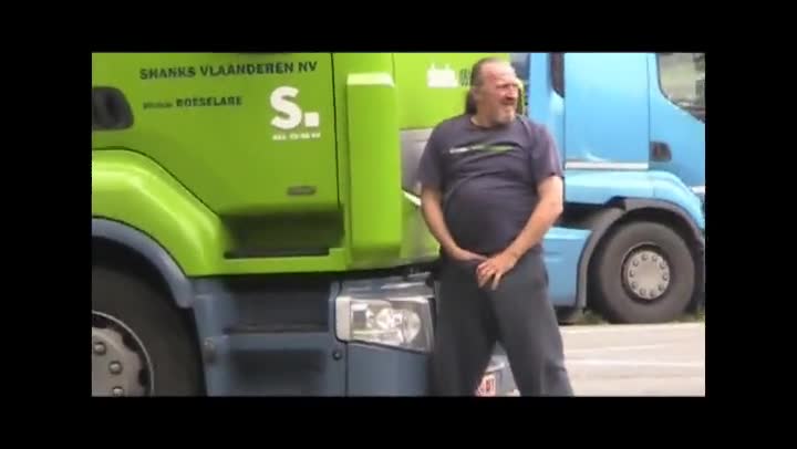 Truckers Caught Pissing