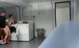 Fucking my boyfriend in the laundry room