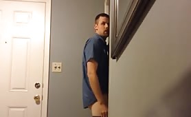 Straight cable guy handyman take pleasure in a glory hole