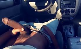 I got horny and had to masturbate in the car