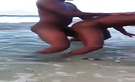 Caught two guys fucking on the beach in south africa