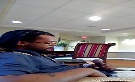 Almost caught masturbating in a hotel lobby