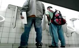 Horny latin twink masturbates in a public restroom alone