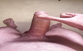 Huge Hard Cock in Slow Motion!