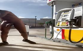 I always pump my gas naked
