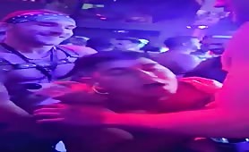 Having sex at the club in front of everyone