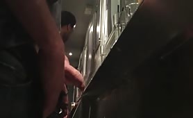 uncut monster piss caught on spy cam