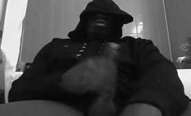 Big black cock having a huge orgasm