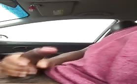 Car jerking in public and cumshot.