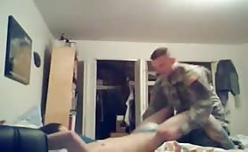 Fucking Soldier army Bareback Boy